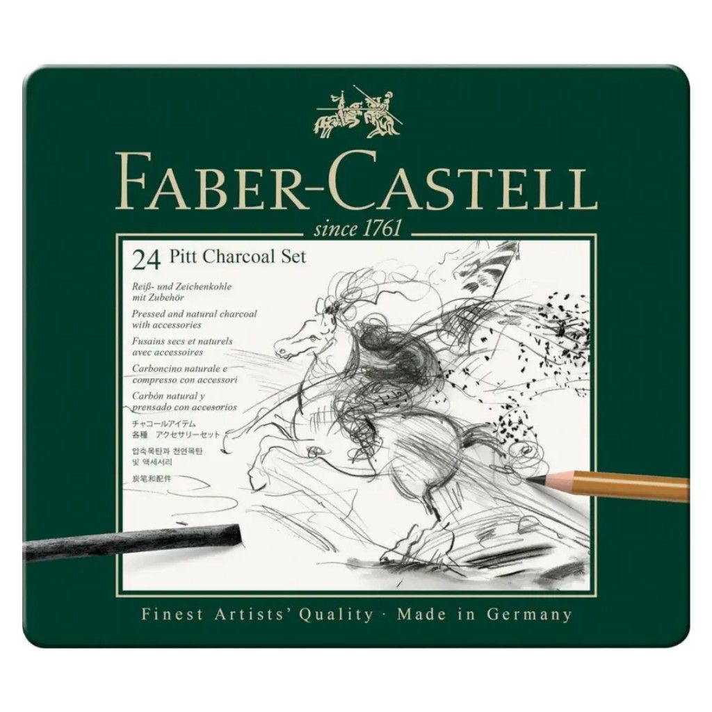 Faber Castell Charcoal Set of 24 **SO**