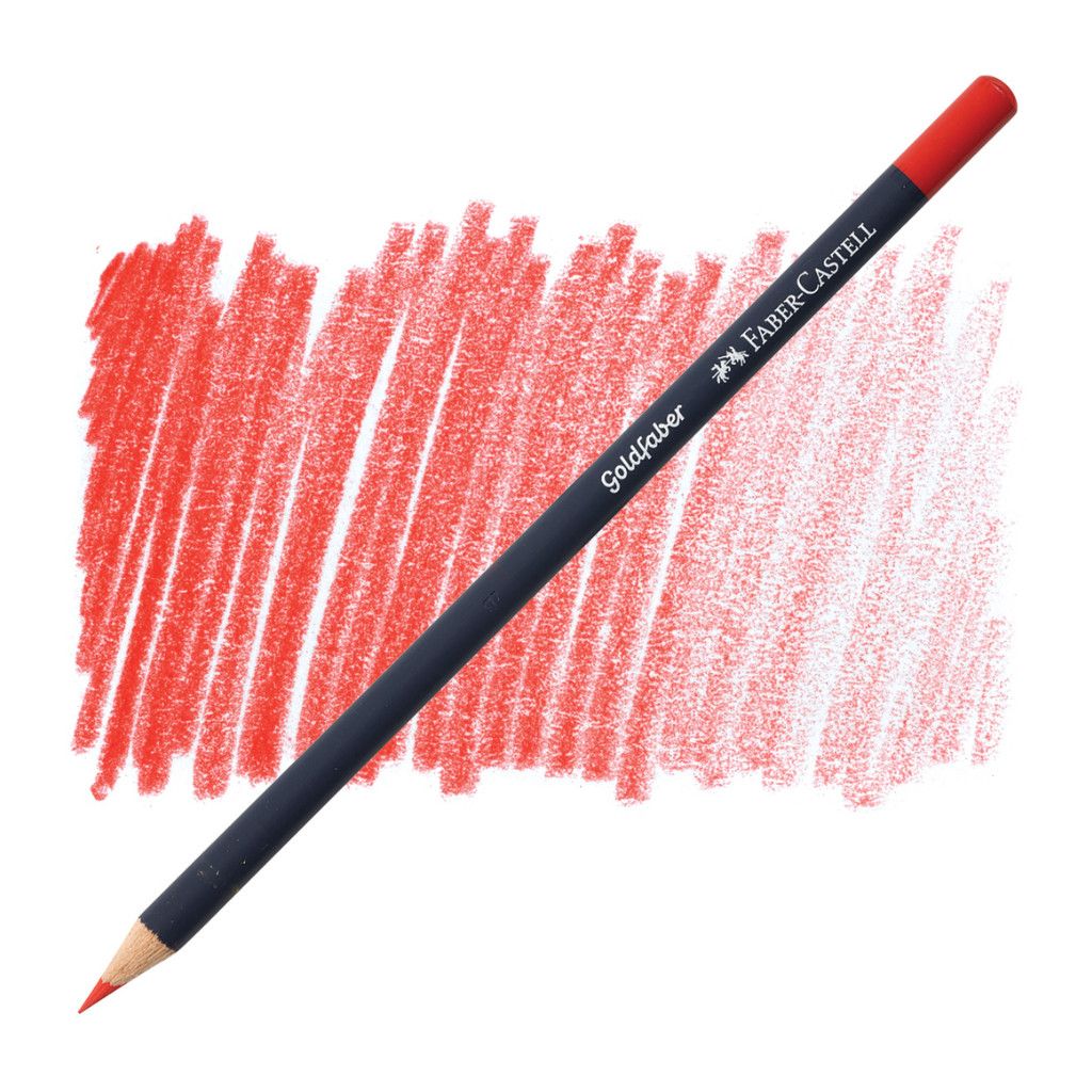 Faber Castell Goldfaber Coloured Pencil #118 Scarlet Red **ND**
