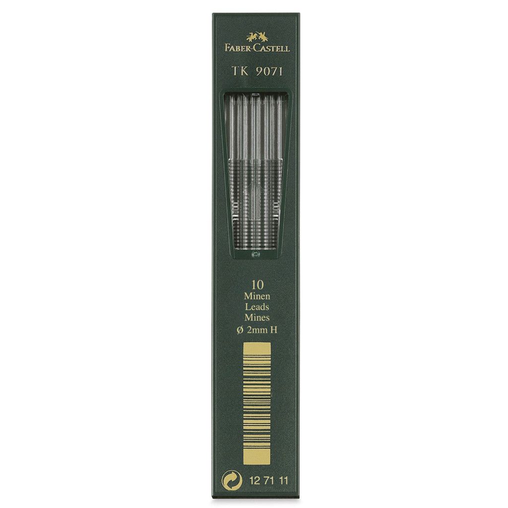 Faber Castell Mechanical Pencil Lead 2mm H 10pc **SO**