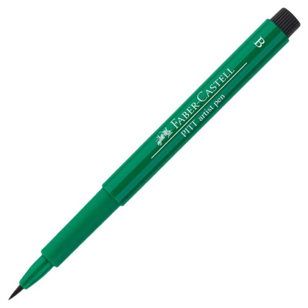 Faber Castell Pitt Pen Dark Phthalo Green 264