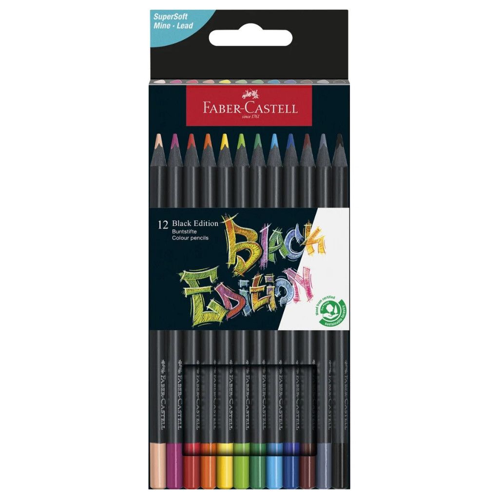 Faber Castell Black Edition 12 Colour Set