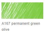 Faber Castell Pitt Artist Pen Dual Marker Permanent Green Olive 167