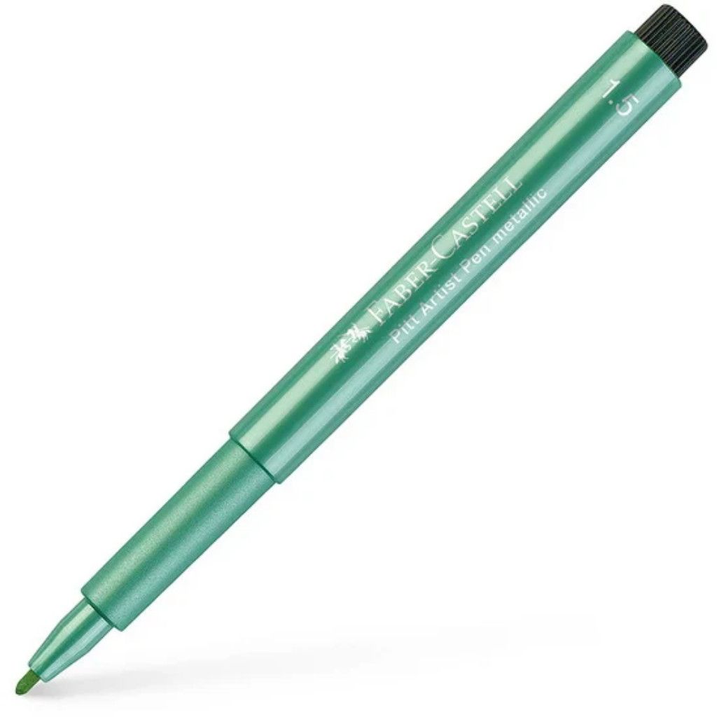 Faber Castell Pitt Pen Green Metallic 294
