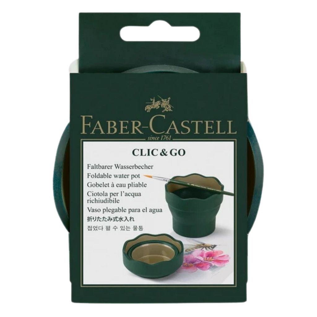 Faber Castell Water Pot Clic &amp; Go Green