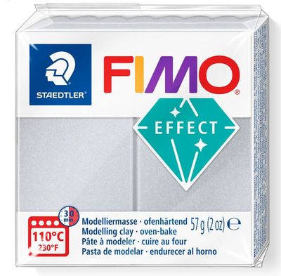 Fimo Effect Modelling Clay 2oz. Pearl Light Silver