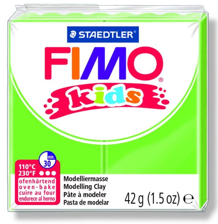 Fimo Kids Modelling Clay 42g Lime_DISC