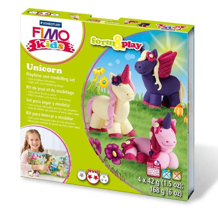 Fimo Kids Modelling Clay Play Set Unicorn_DISC