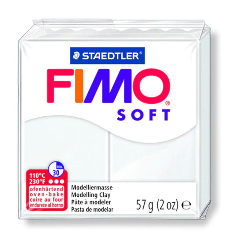 Fimo Soft Modelling Clay 2oz. White