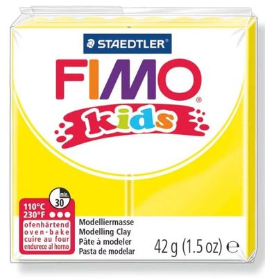Fimo Kids Modelling Clay 42g Yellow_DISC