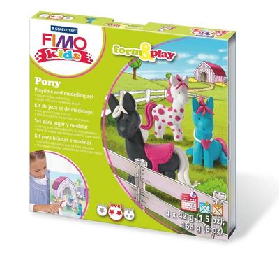 Fimo Kids Modelling Clay Play Set Pony_DISC