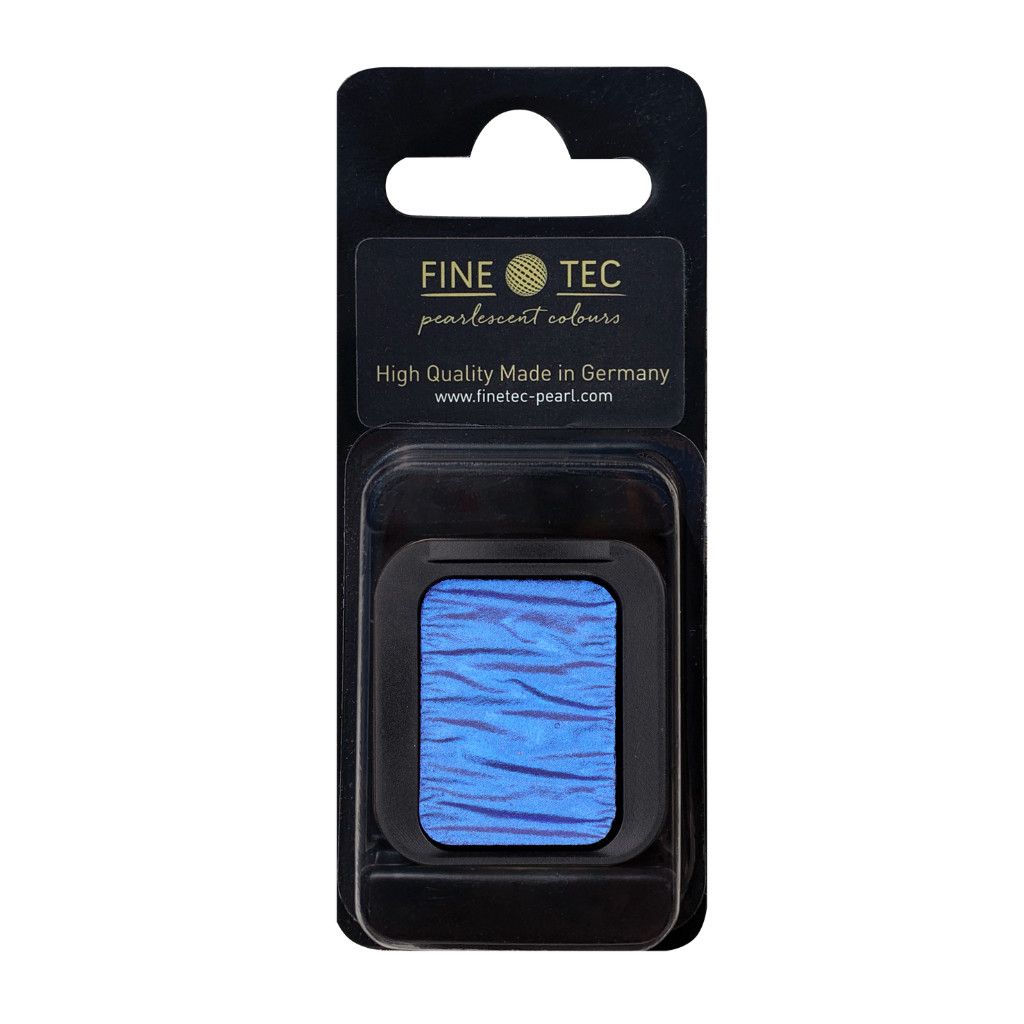 Finetec Watercolour Pan Pearlescent High Chroma Blue **ND**