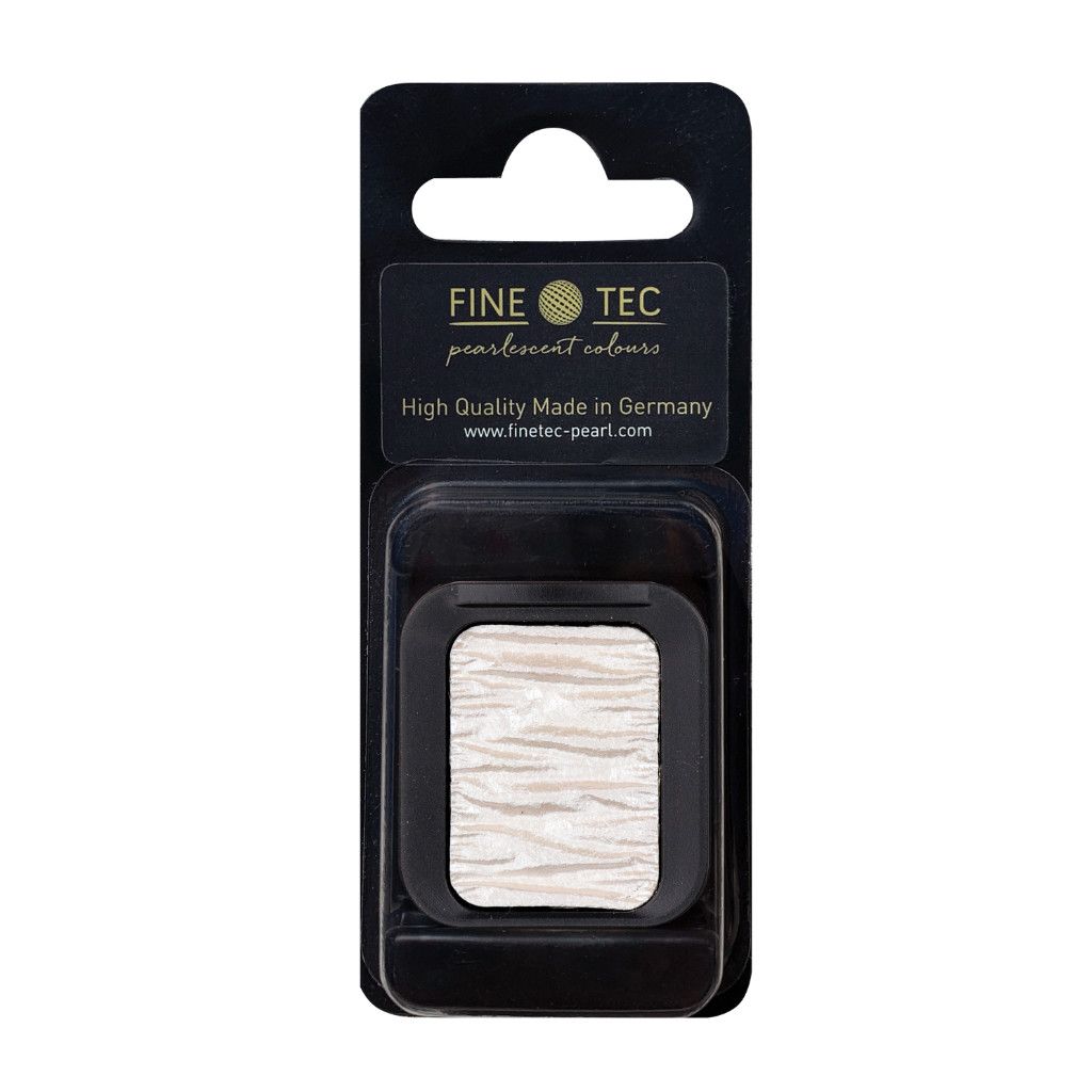 Finetec Watercolour Pan Pearlescent Pearl Silver **ND**