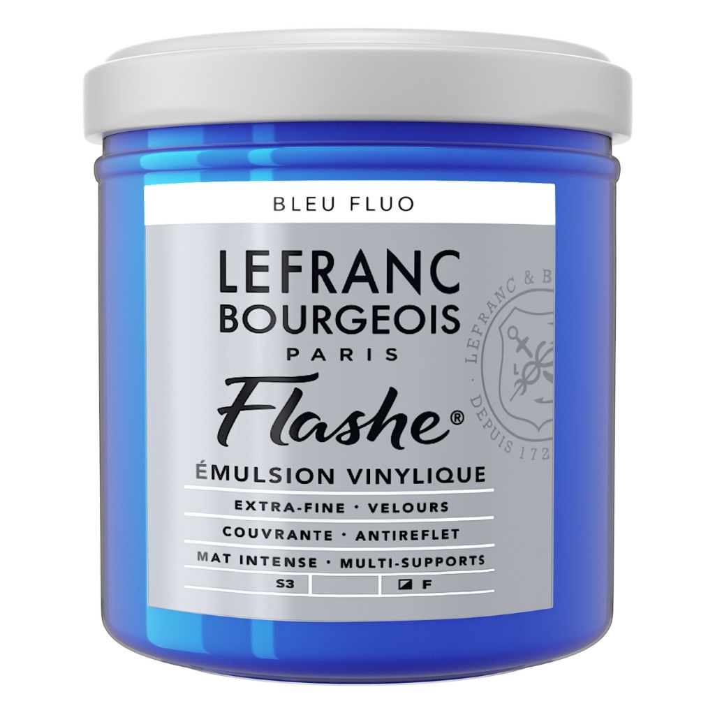Flashe Vinyl Emulsion 125ml FLUORSCENT BLUE *ND*