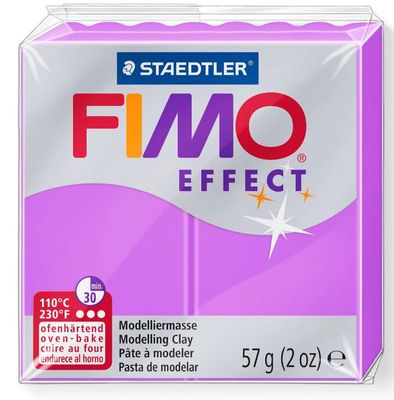 Fimo Effect Modelling Clay 2oz. Neon Purple (Lilac)