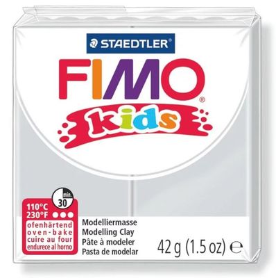 Fimo Kids Modelling Clay 42g Light Grey_DISC