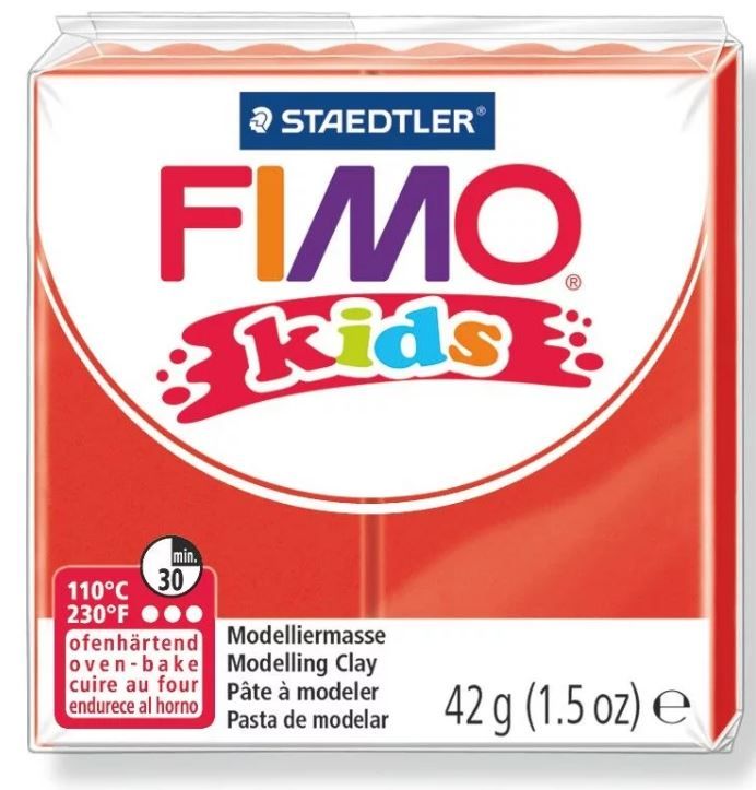Fimo Kids Modelling Clay 42g Red_DISC