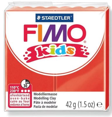 Fimo Kids Modelling Clay 42g Red_DISC