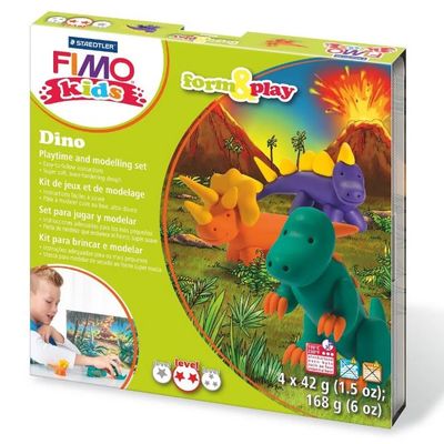 Fimo Kids Modelling Clay Play Set Dino_DISC