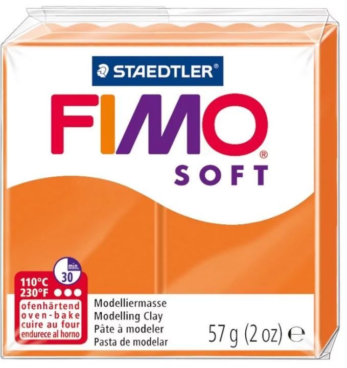 Fimo Soft Modelling Clay 2oz. Tangerine
