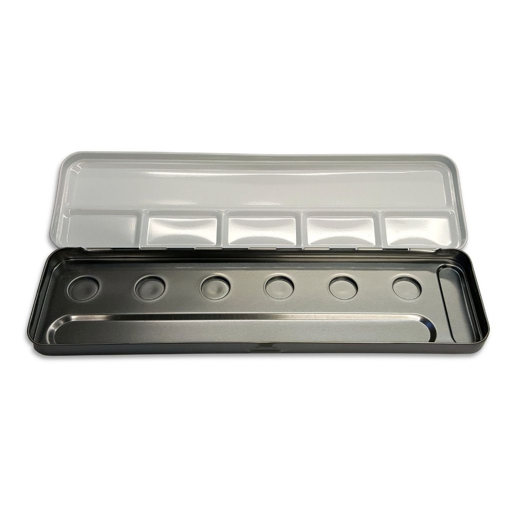 Finetec Artist Watercolours 6 Colour Empty Pan