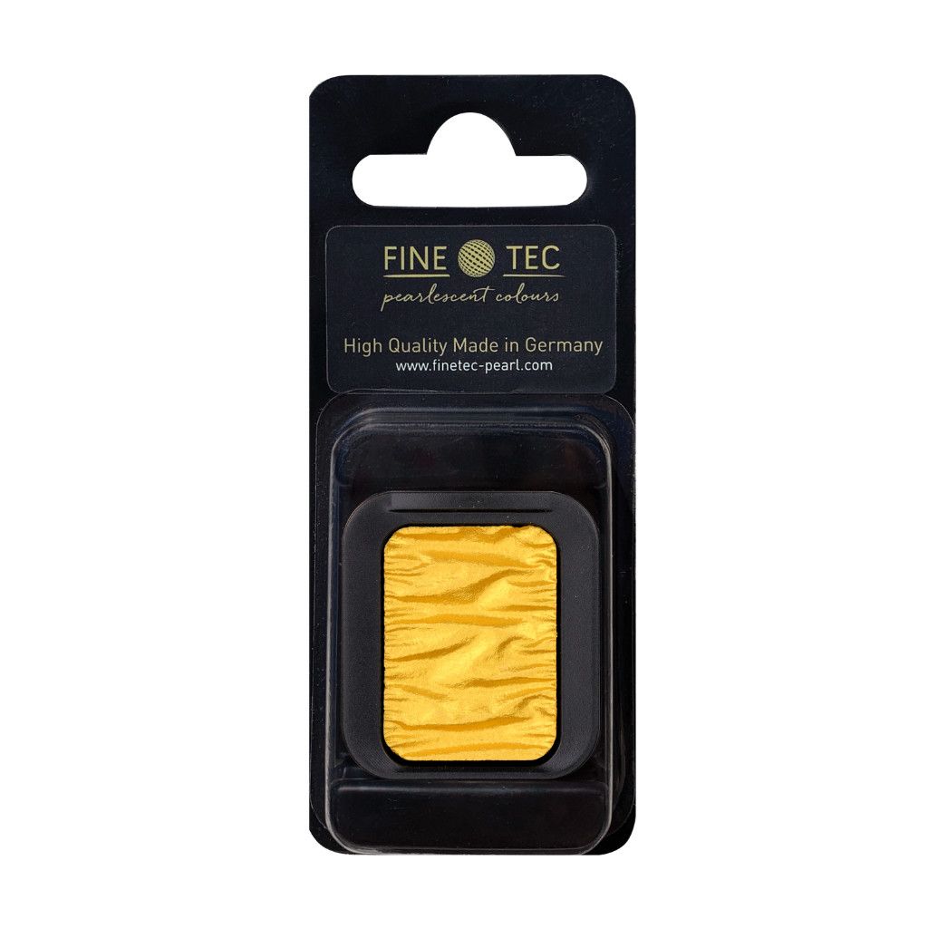 Finetec Watercolour Pan Pearlescent Pearl Gold **ND**