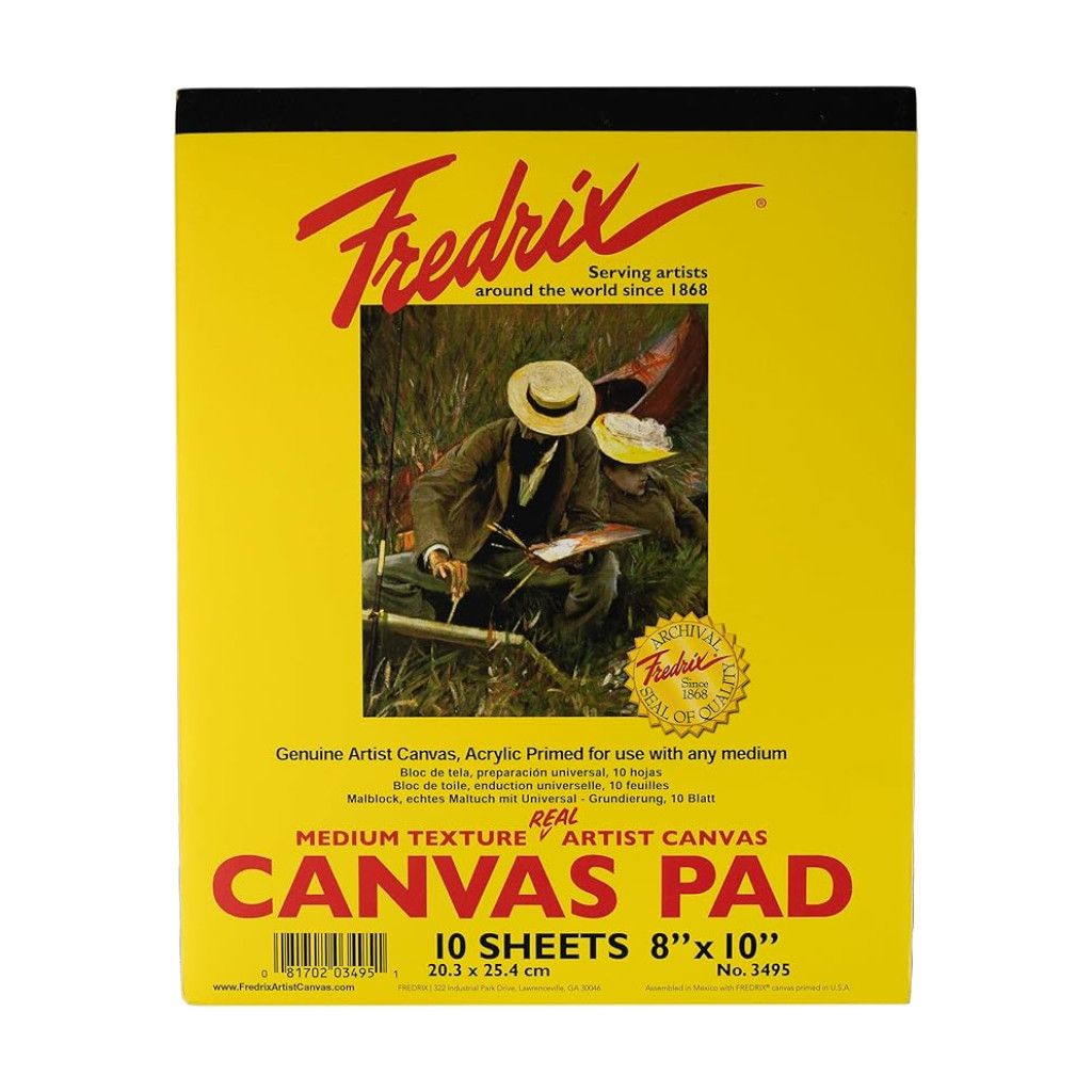Fredrix Value Series Canvas Pads 08X10