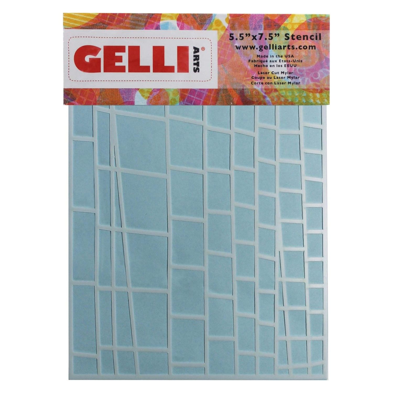 Gelli Arts Stencil 5" X 7" Ladder