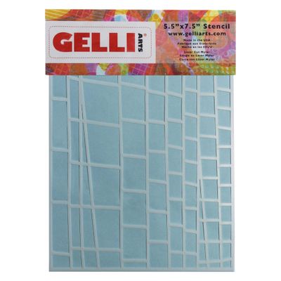 Gelli Arts Stencil 5" X 7" Ladder