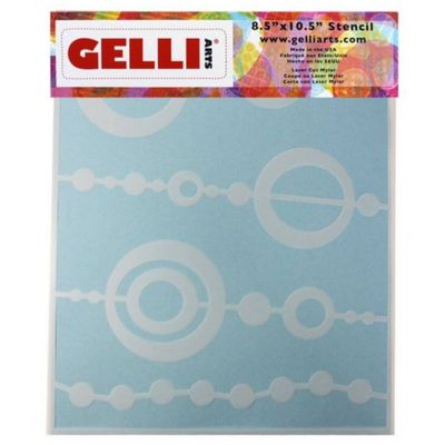 Gelli Arts Stencil 8" x 10" Beads