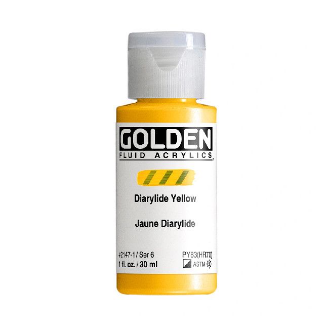 Golden Fluid 1oz. Diarylide Yellow S6 **ND**