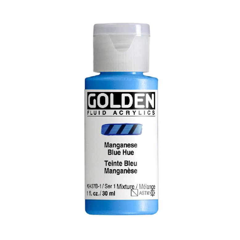 Golden Fluid 1oz. Manganese Blue Hue S1 **ND**