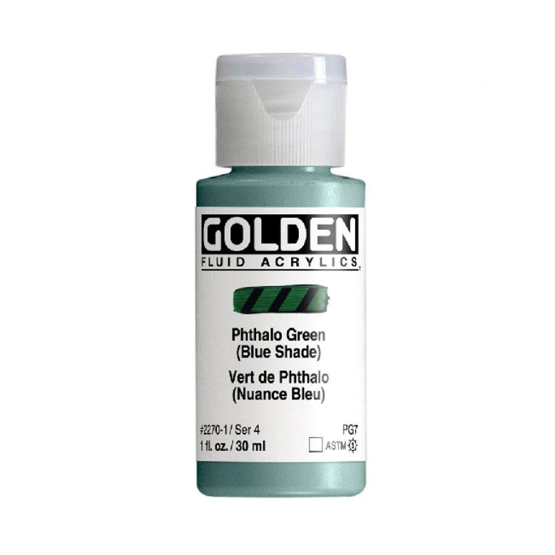 Golden Fluid 1oz. Phthalo Green (B.S.) S4 **ND**