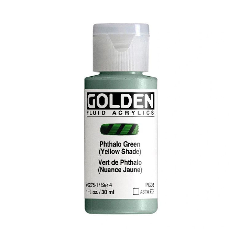 Golden Fluid 1oz. Phthalo Green (Y.S.) S4 **ND**