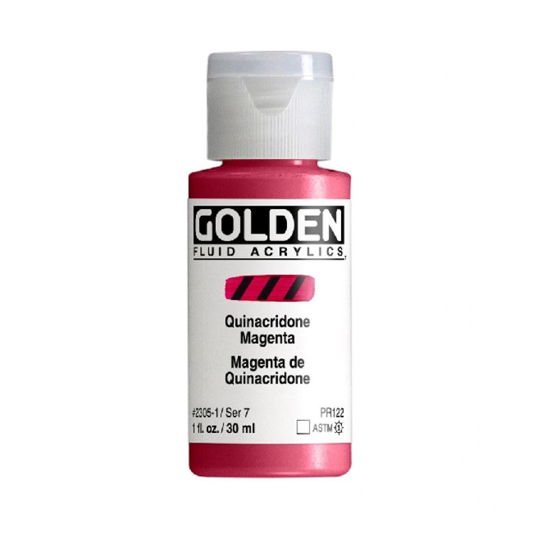 Golden Fluid 1oz. Quinacridone Magenta S7 **ND**
