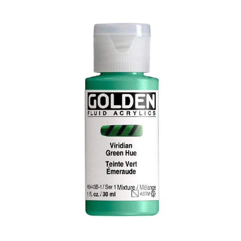 Golden Fluid 1oz. Viridian Green Hue S1 **ND**
