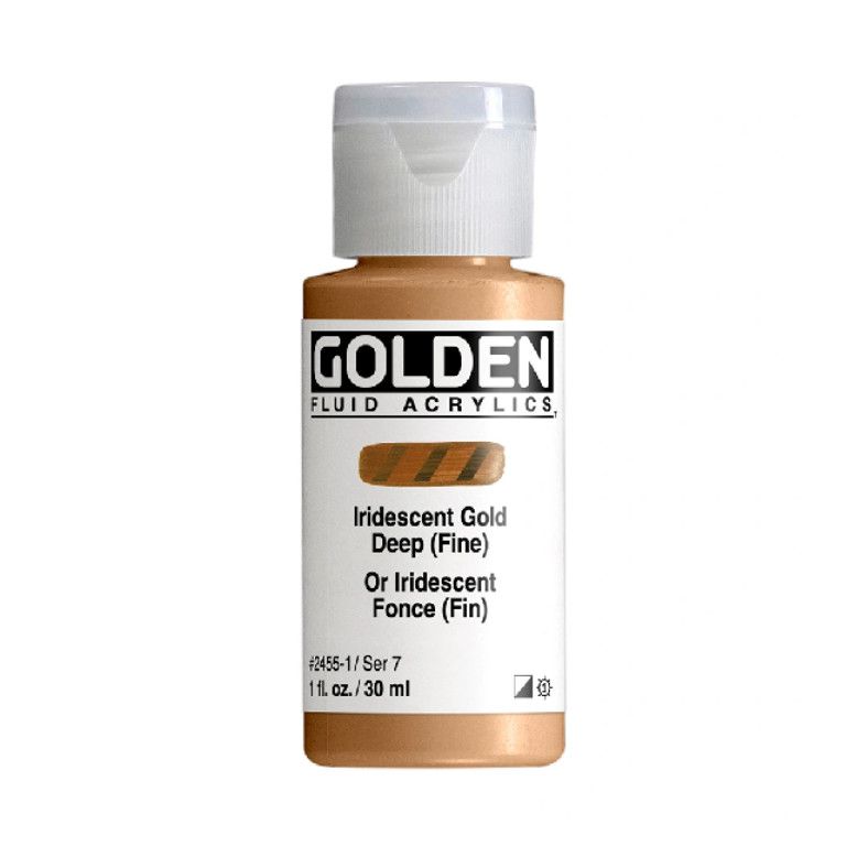 Golden Fluid 1oz. Irid Gold Deep Fine S7 **ND**