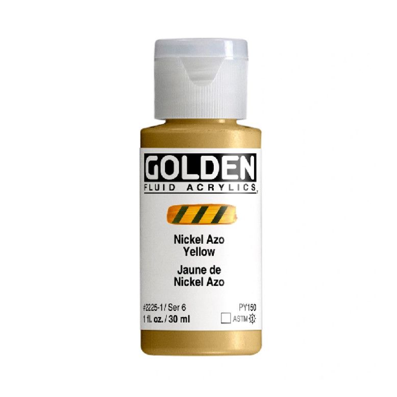 Golden Fluid 1oz. Nickel Azo Yellow S6 **ND**