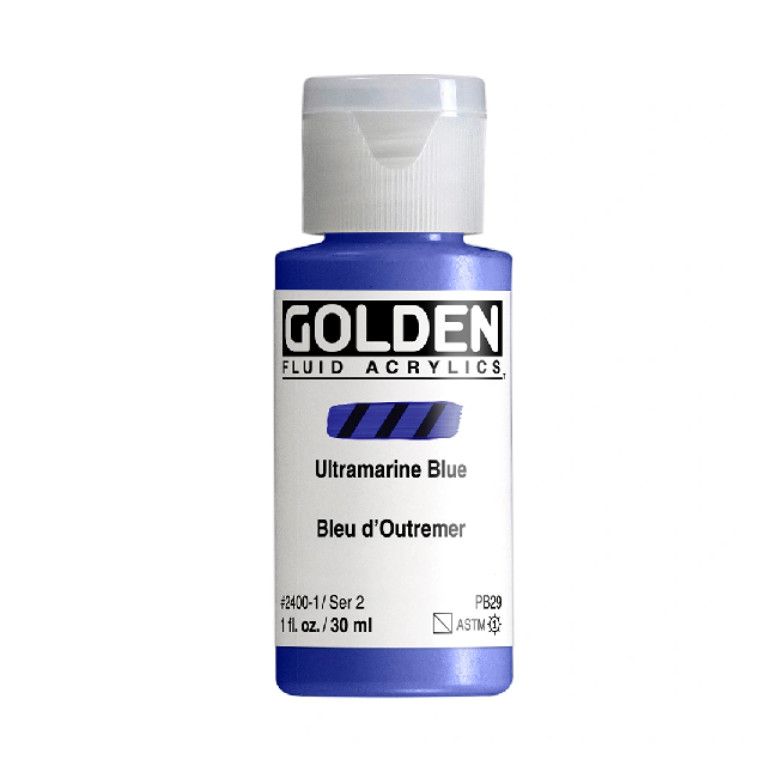 Golden Fluid 1oz. Ultramarine Blue S2 **ND**
