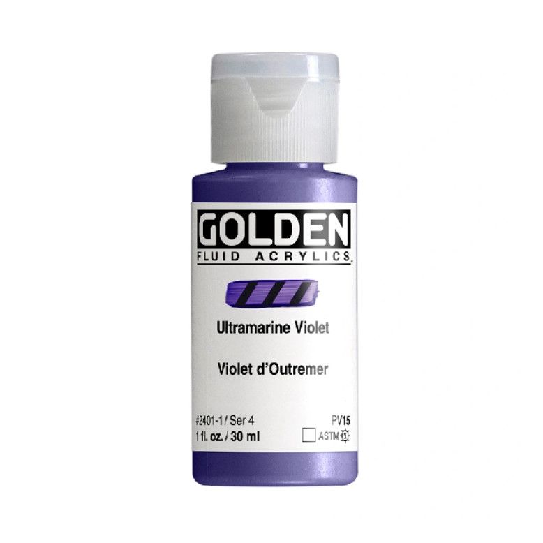 Golden Fluid 1oz. Ultramarine Violet S4 **ND**