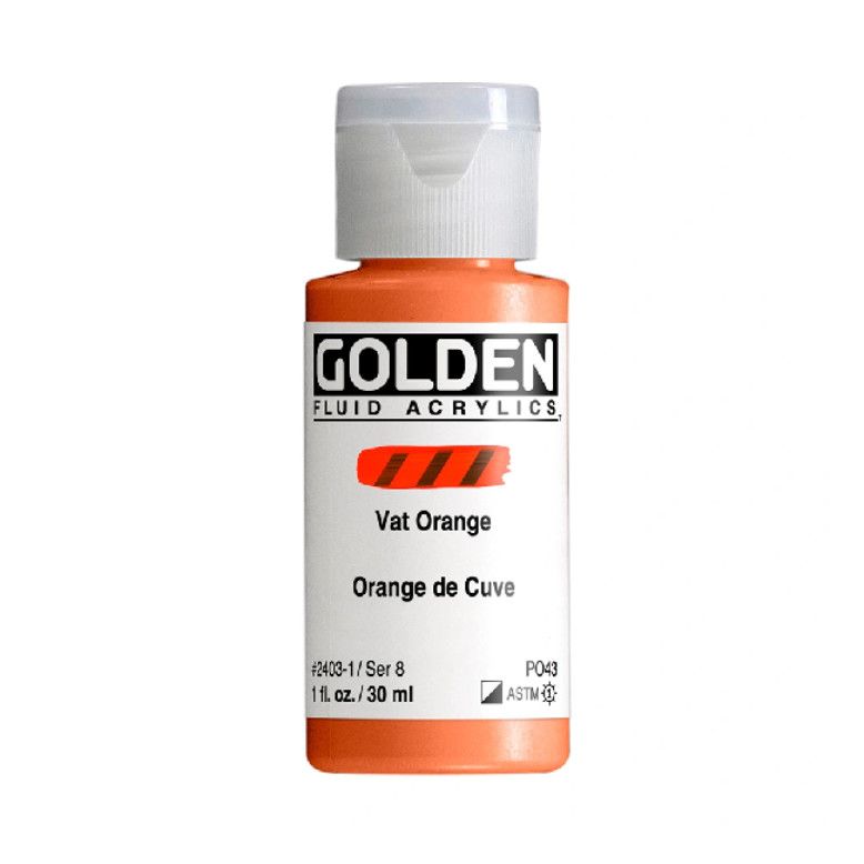 Golden Fluid 1oz. Vat Orange S8 **ND**