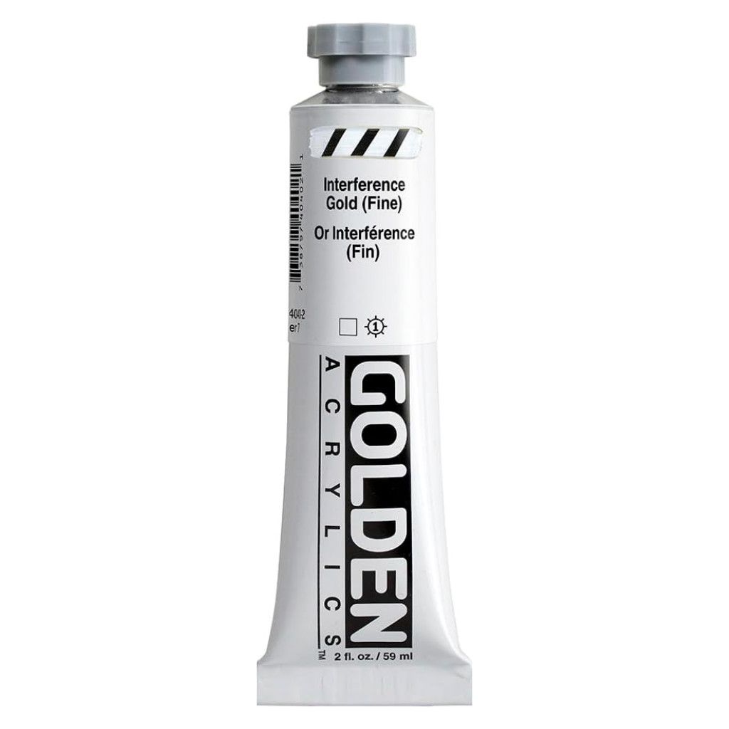 Golden Heavy Body 2oz. Tube Interference Gold Fine S7 **ND**