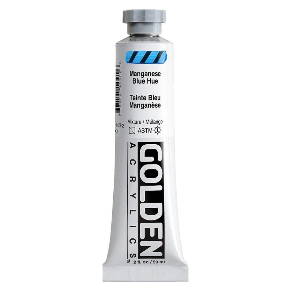 Golden Heavy Body 2oz. Tube Manganese Blue Hue S1 **ND**