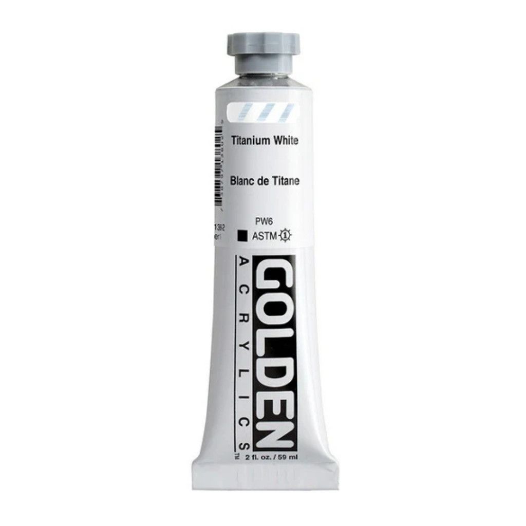 Golden Heavy Body 2oz. Tube Titanium White S1 **ND**