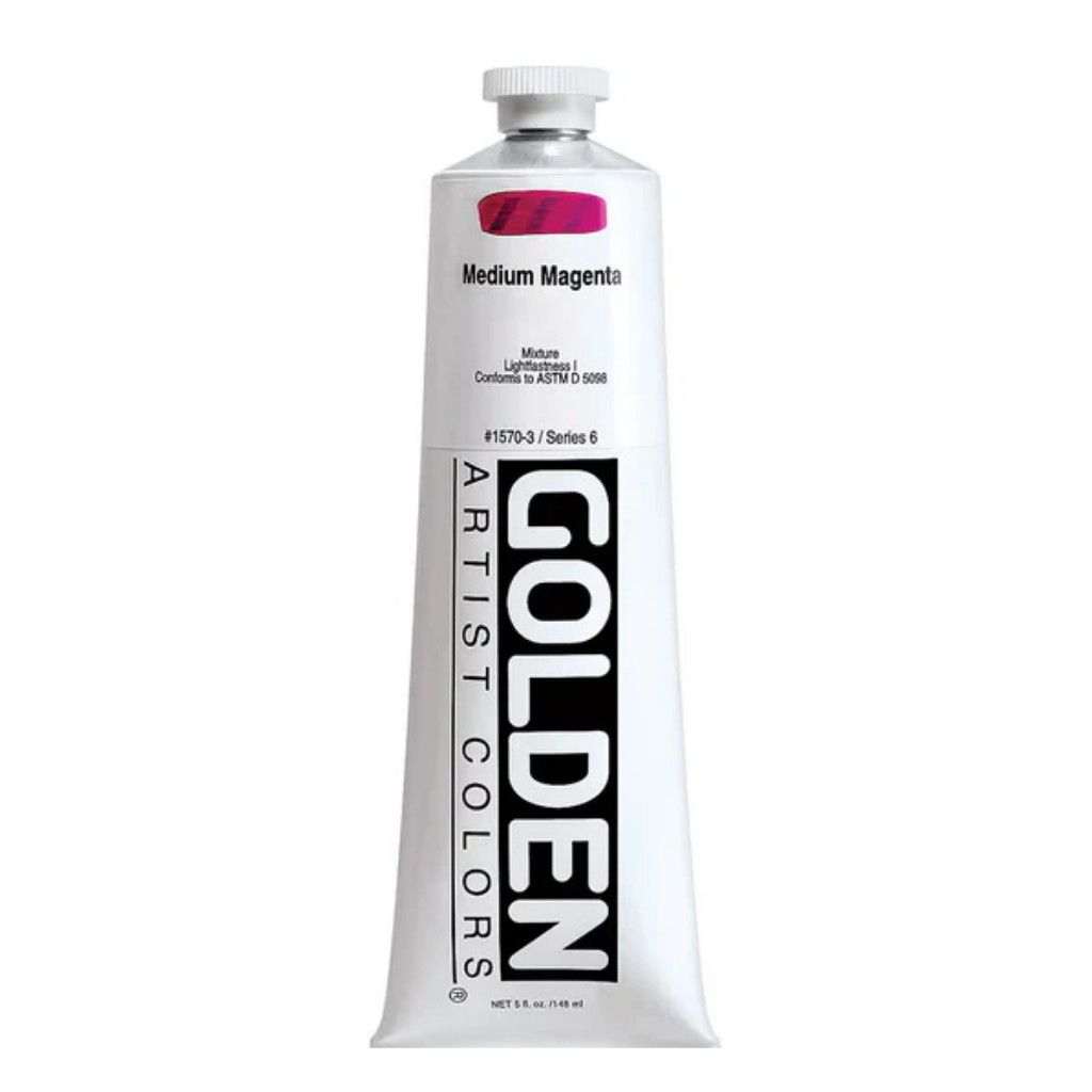 Golden Heavy Body 5oz. Medium Magenta S6 **ND**