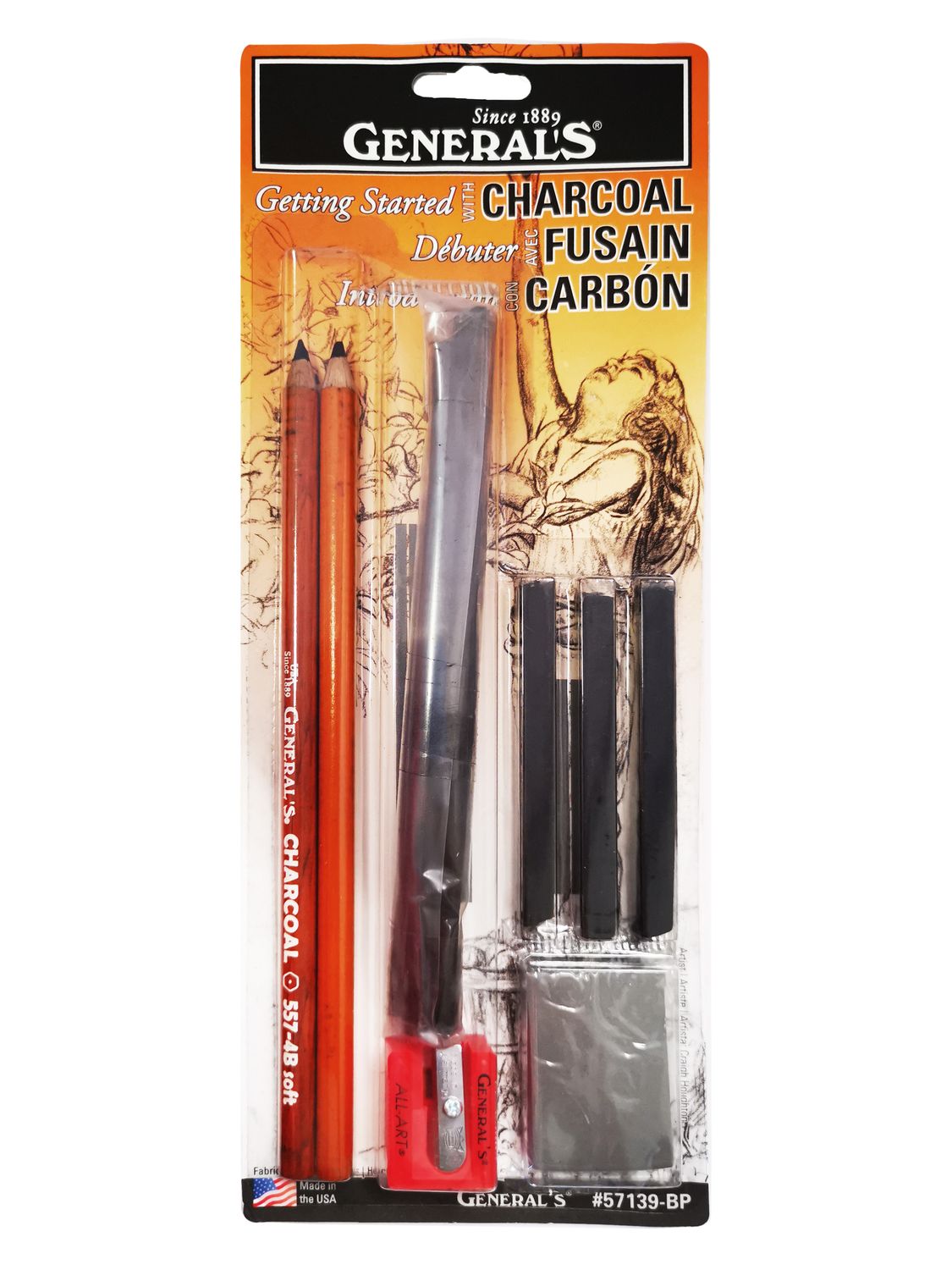 Getting Started with Charcoal Set Blister Pack