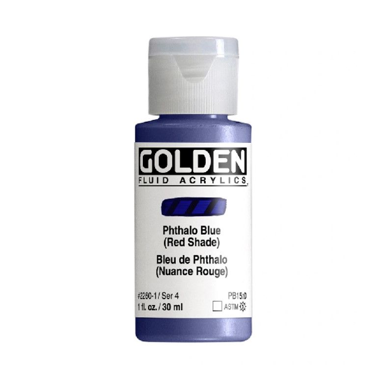 Golden Fluid 1oz. Phthalo Blue (R.S.) S4 **ND**
