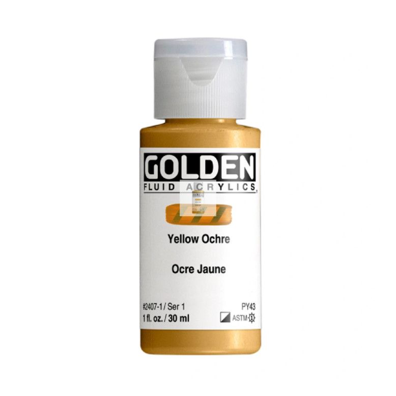 Golden Fluid 1oz. Yellow Oxide S1 **ND**