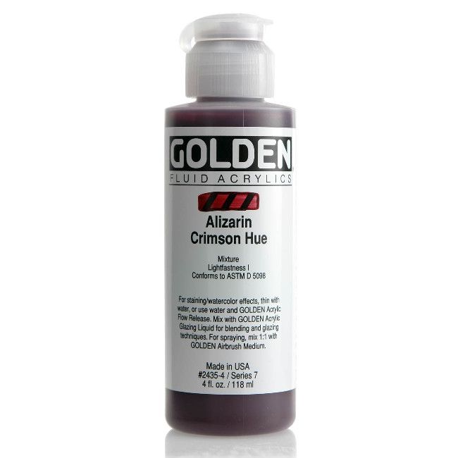 Golden Fluid 4oz. Alizarin Crimson Hue S7 **ND**