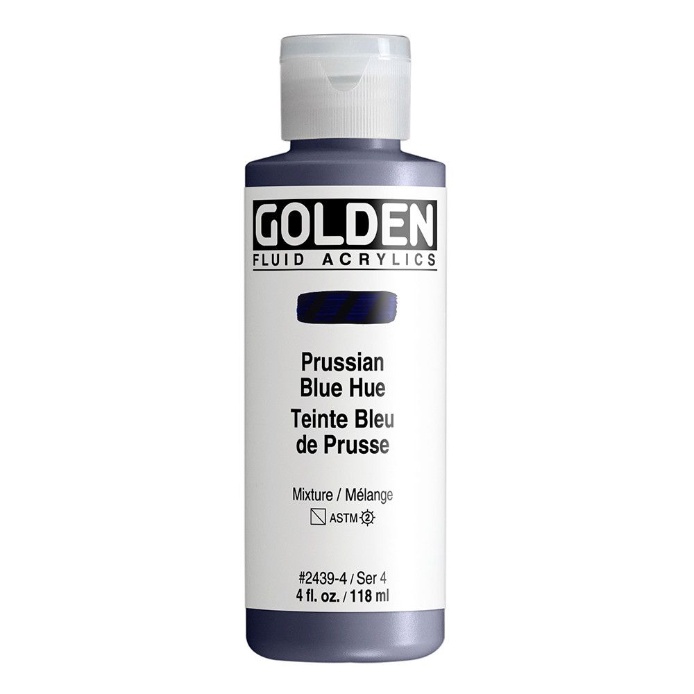 Golden Fluid 4oz. Prussian Blue Hue S4 **ND**