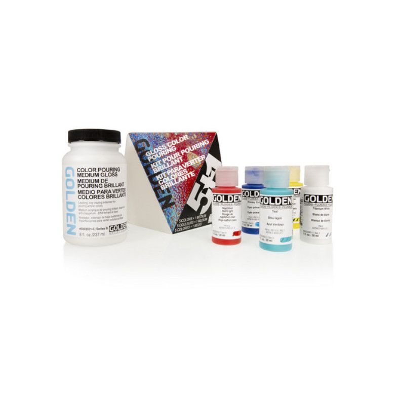Golden Fluid Set Gloss Pouring Kit **ND**
